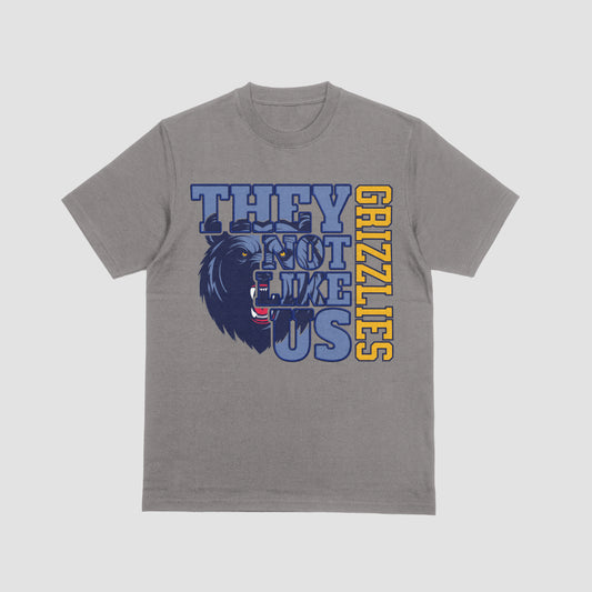 Grizzlies They Not Like Us Basketball Shirt/  GrizzliesTee/ Spirit Drop /Memphis Basketball / Youth and Adult Sizes/ Bella or Comfort Colors