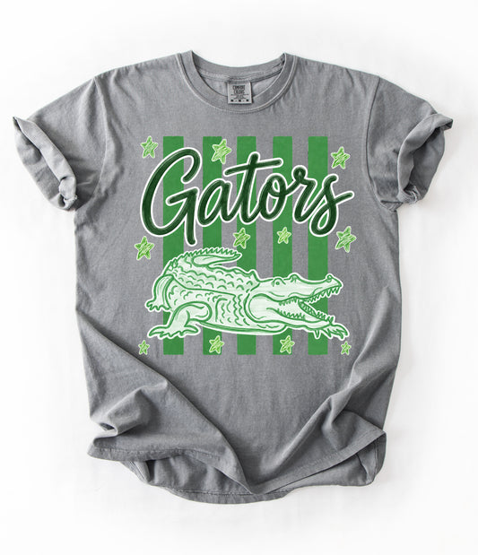 Comfort Colors Walls or Lake Cormorant Gators Tee /Walls Elementary -Desoto County Schools / Mississippi School Shirt