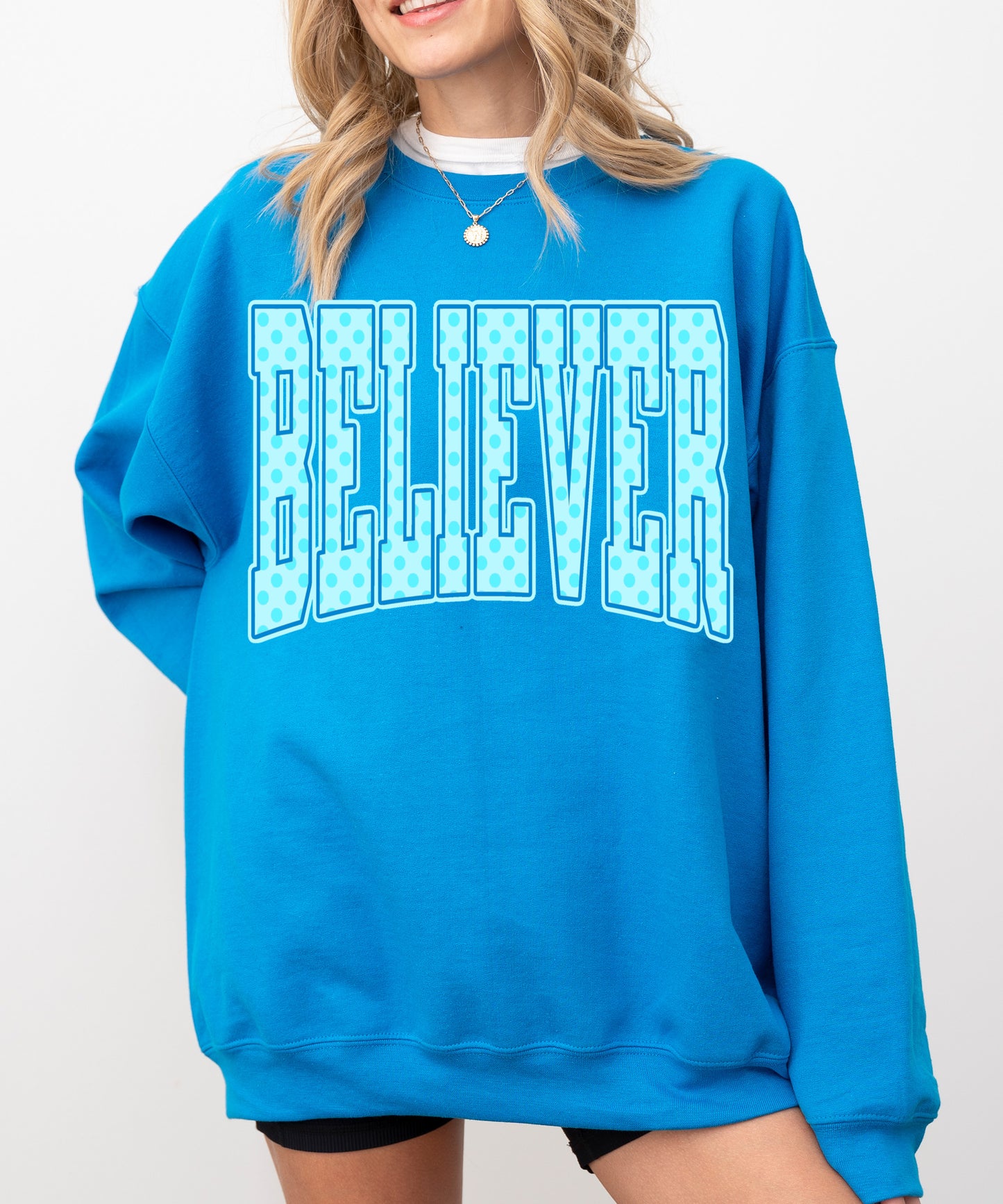 Gildan or Bella Canvas Believer Sweatshirt/ Religious Sweatshirt/Adult Sizes