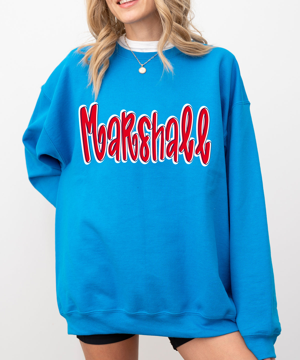 Port and Co Marshall Patriots Sweatshirt/ Adult Sizes
