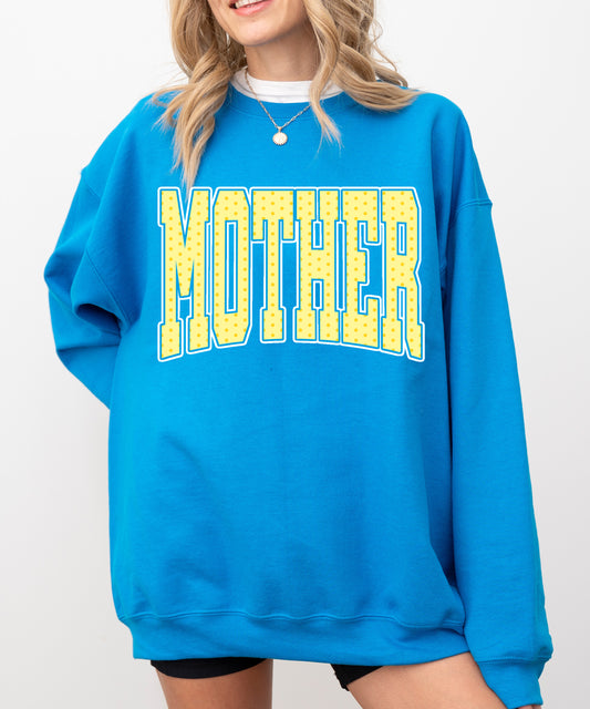 Gildan or Bella Canvas Mother Polka Dot Sweatshirt