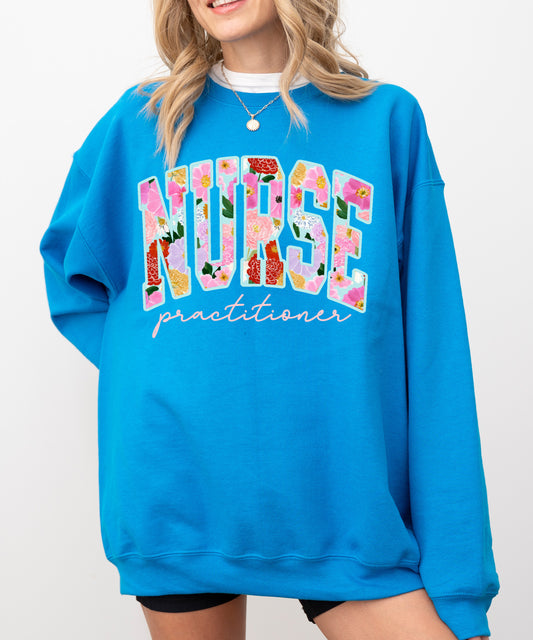 Nurse Practitioner Sweatshirt/ Gildan Brand