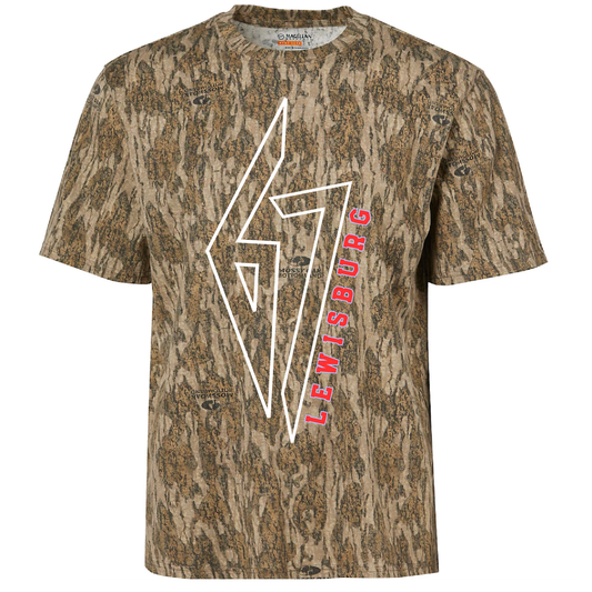 Six Seven Camo Tee - LMS Cheer Fundraiser - Lewisburg Shirt- Full Length Tee