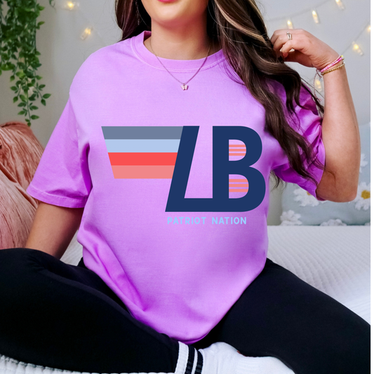 Comfort Colors - LMS Cheer Fundraiser - Neon Lewisburg Patriot Nation Shirt