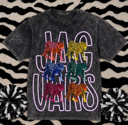 Acid Washed Jaguars Spirt Wear/  Youth and  Adult Sizes -Desoto Central Jaguars