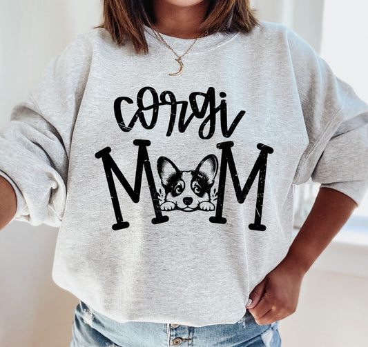 Bella or Gildan Corgi Mom Sweatshirt/ Cute Dog Sweatshirt