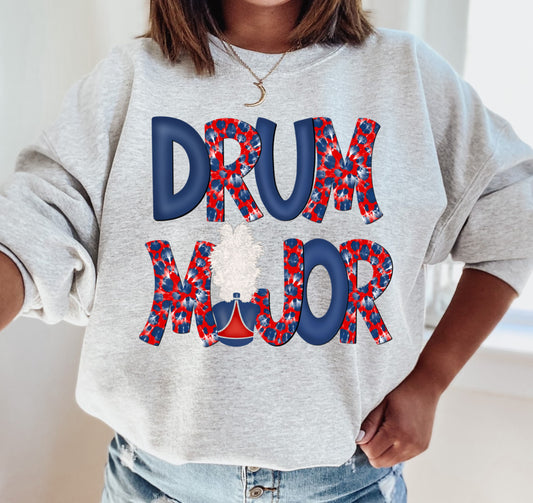 Ash Drum Major Sweatshirt/ Gildan or Bella Canvas Brand/ Can Change Colors - Just Leave A Note