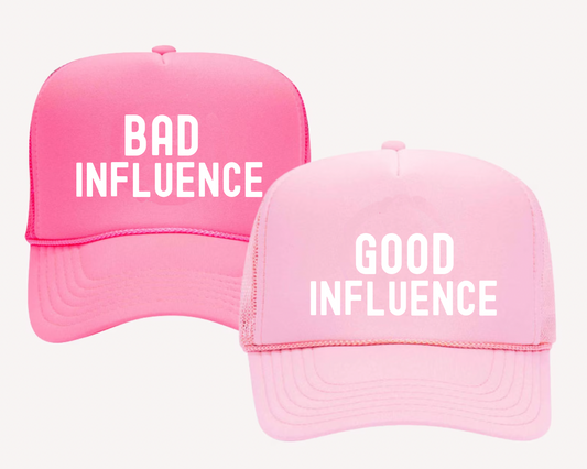 Bad Influence/Good Influence Trucker Hats/ Girls Trip Trucker Caps