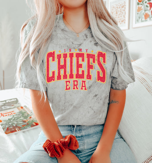 Comfort Colors Color Blast In My Chiefs Era Shirt  -  Adult Sizes