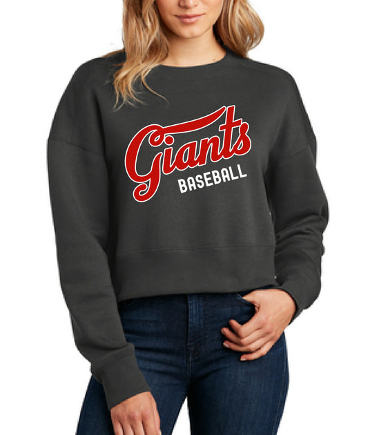 District Brand Germantown Giants Cropped Sweatshirt