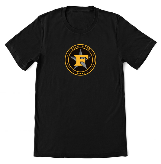 Comfort Colors, Next Level, or Bella Canvas Five Star Baseball Shirt