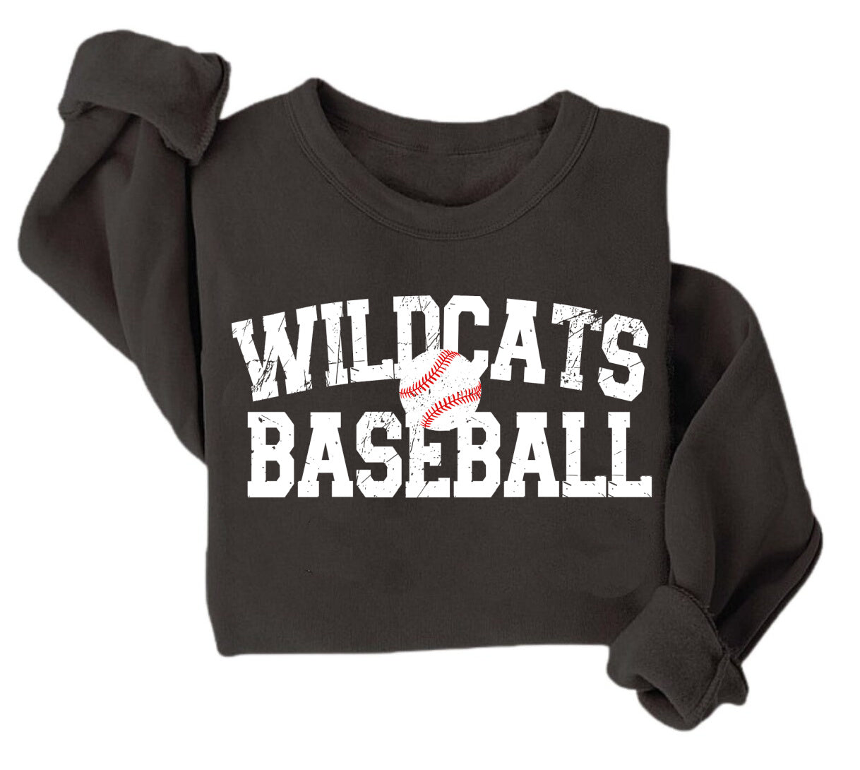 Bella Soft Style Wildcats Baseball Sweatshirt - Multiple Colors