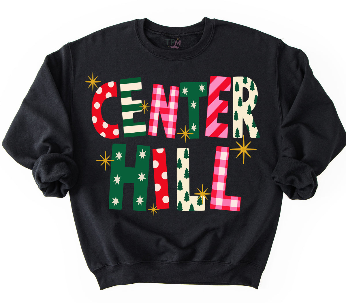 Center Hill Christmas Sweatshirt / Youth and Adult Sizes/ Desoto County Schools / Mississippi School Shirt