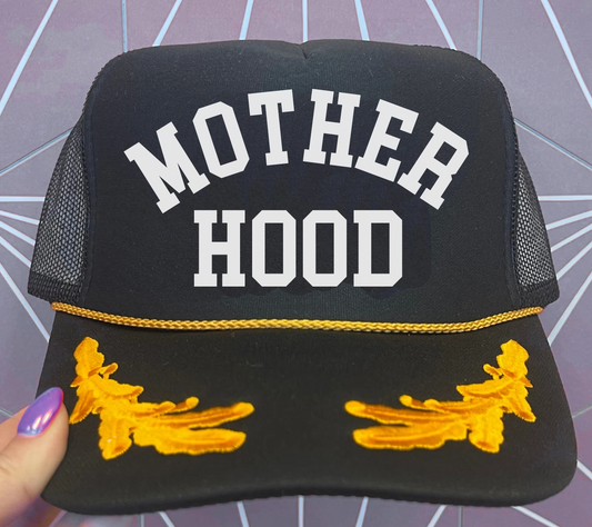 Motherhood Oak Leaves Trucker Hat/ Mothers Day Gift