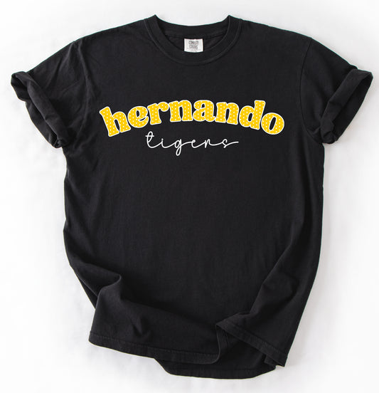 Comfort Colors or Gildan Softstyle Hernando Tigers Polkadot Tee/ Hernando Tigers Shirt/ Youth and Adult Sizes
