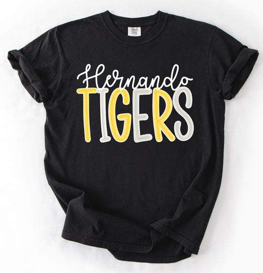 Comfort Colors or Gildan Softstyle Tigers Tee/ Hernando Tigers Shirt/ Youth and Adult Sizes