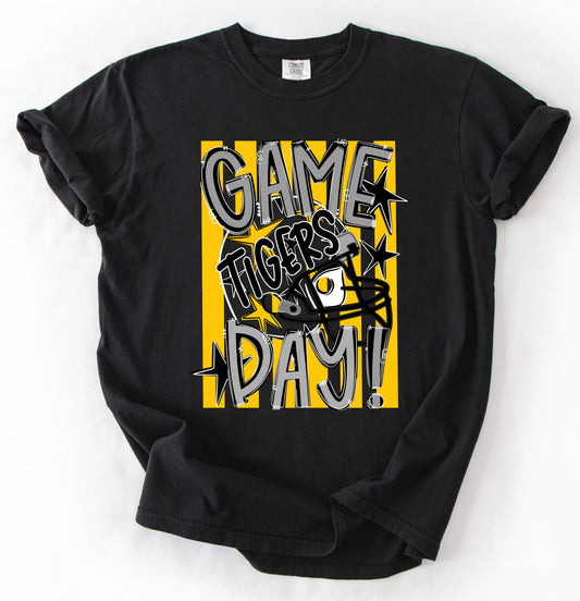 Comfort Colors or Gildan Softstyle  Game Day Tigers Tee/ Hernando Tigers Shirt/ Youth and Adult Sizes