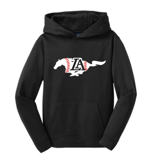 Mustangs Baseball Hoodie/ Youth and Adult Sizes - Lipscomb Academy
