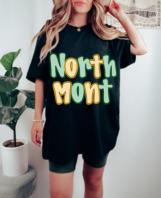 Northmont Bolts Seersucker Print Shirt/ Comfort Colors or Bella Canvas Shirt/ Youth and Adult Sizes