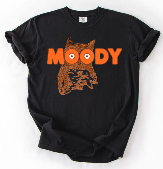 Moody Owl Shirt/ Owl Hooters Shirt/ Gildan Softstyle or Comfort Colors Brand