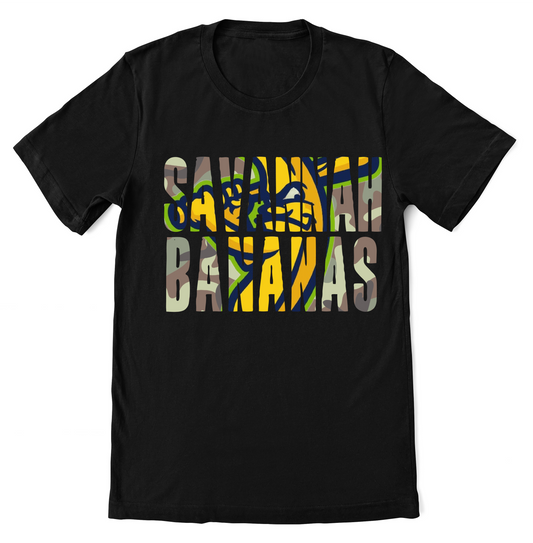 Bella or Comfort Colors Banana Baseball Shirt/ Toddler, Youth, and Adult Sizes