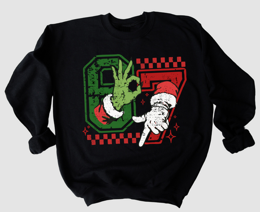 6-7 Funny Christmas Sweatshirt/ Youth and Adult Sizes