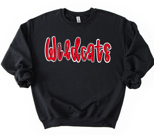 Wildcats Gildan or Bella Big League Sweatshirt/ Adult and Youth Sizes