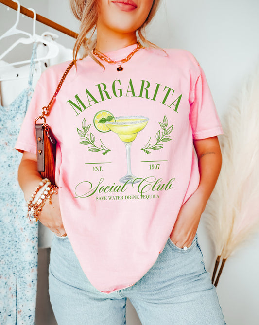 Bella or Comfort Colors  Margarita Social Club Tee/ Cinco De Mayo/ Margs/ Vacation Shirt
