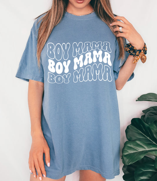 Comfort Colors Boy Mama Tee/ Boy Mom/ Moms of Boys