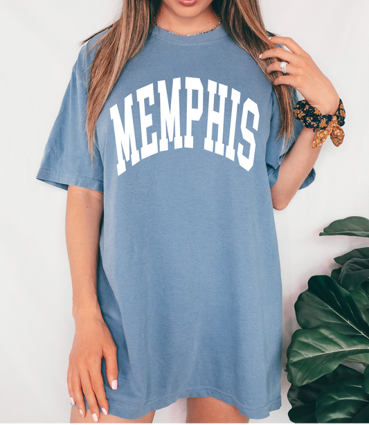 Memphis Comfort Colors Tee/ Spirit Drop/ Youth and Adult Sizes