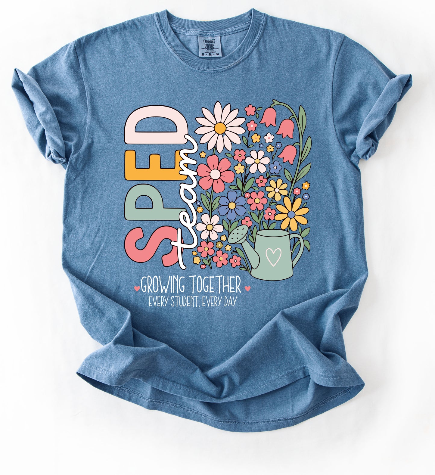 Comfort Colors Sped Team Shirts/ Adult Sizes