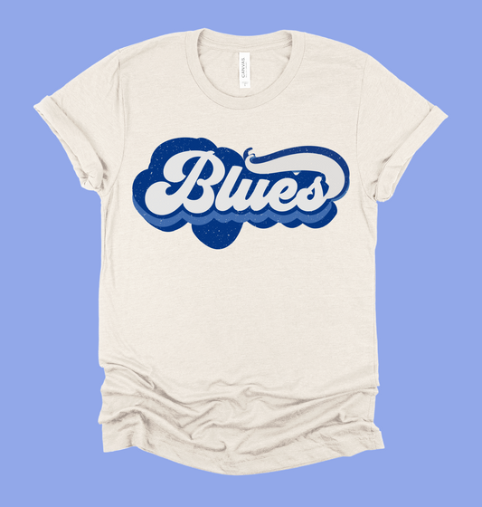 Bella or Comfort Color Blues Baseball Tee/ Baseball Mom or Sister Shirt