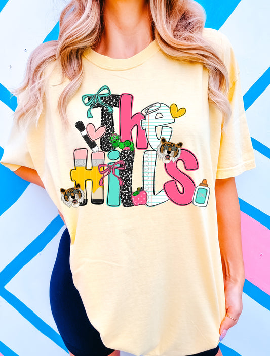 Comfort Colors The Hills  Tee  - YOUTH and ADULT SIZING