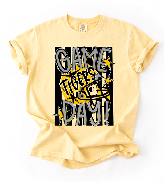 Comfort Colors or Gildan Softstyle  Game Day Tigers Tee/ Hernando Tigers Shirt/ Youth and Adult Sizes