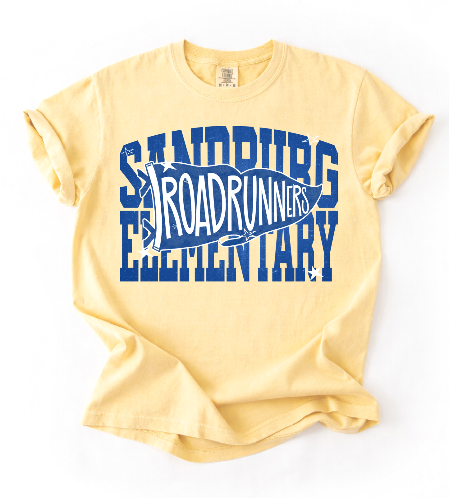 Comfort Colors Sandburg Elementary Roadrunners Shirt/ Youth and Adult Sizes