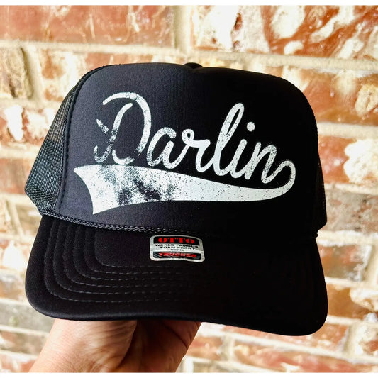 Darlin' Country Western Style Trucker Hat /Gifts for Her
