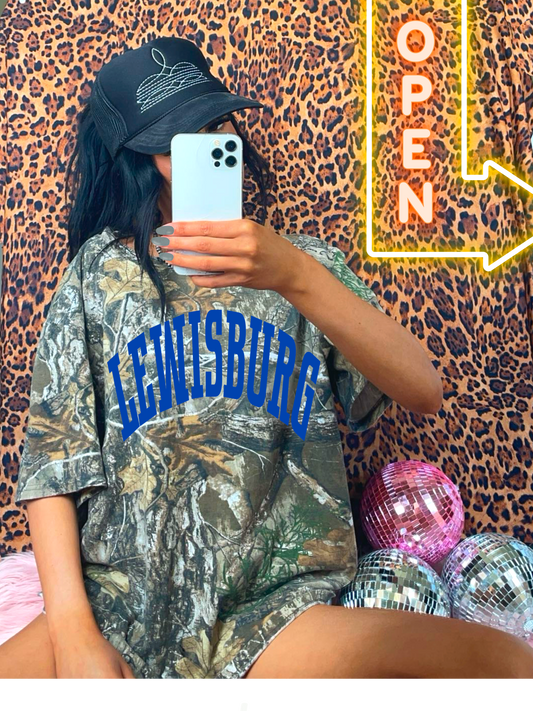 Camo Lewisburg Tee - LMS Cheer Fundraiser - Lewisburg Shirt