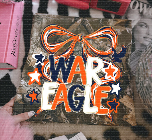 Camo War Eagle Tee - Not a Crop - Youth and Adult Sizes