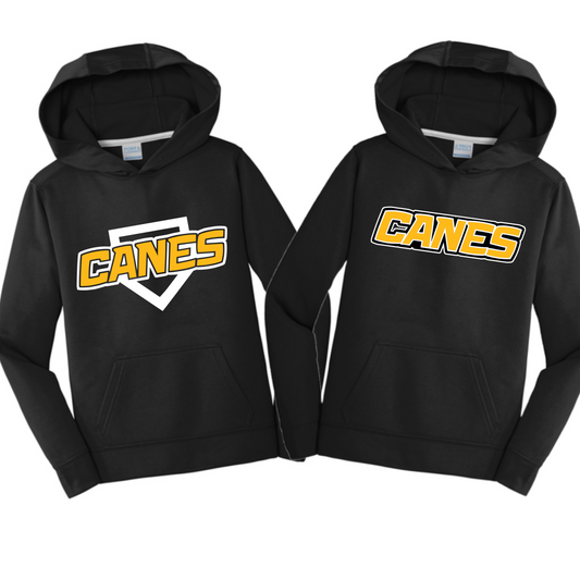 Black Canes Hoodie/ Youth and Adult Sizes