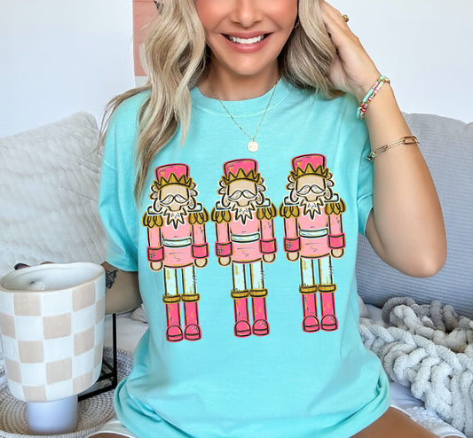Bella Canvas or Comfort Colors Christmas Nutcrackers Tee/ Youth and Adult Sizes