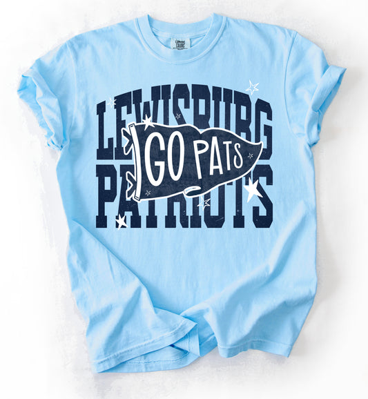 Lewisburg (Or Any Other School) Custom School Back To School Shirt/ Students or Teachers Shirt/ Any School Available/  Back To School - Multiple Colors