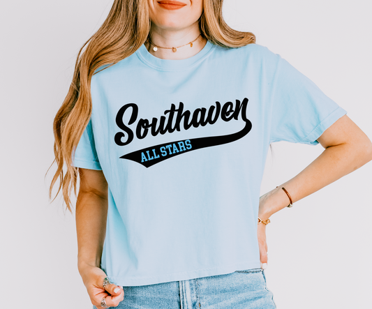 Southaven All Stars Boxy Crop / Comfort Colors Brand/ Adult Sizes