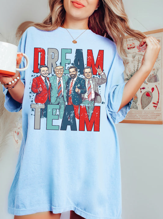 Comfort Colors Dream Team Trump Shirt / Vance/ RFK Jr./ Elon