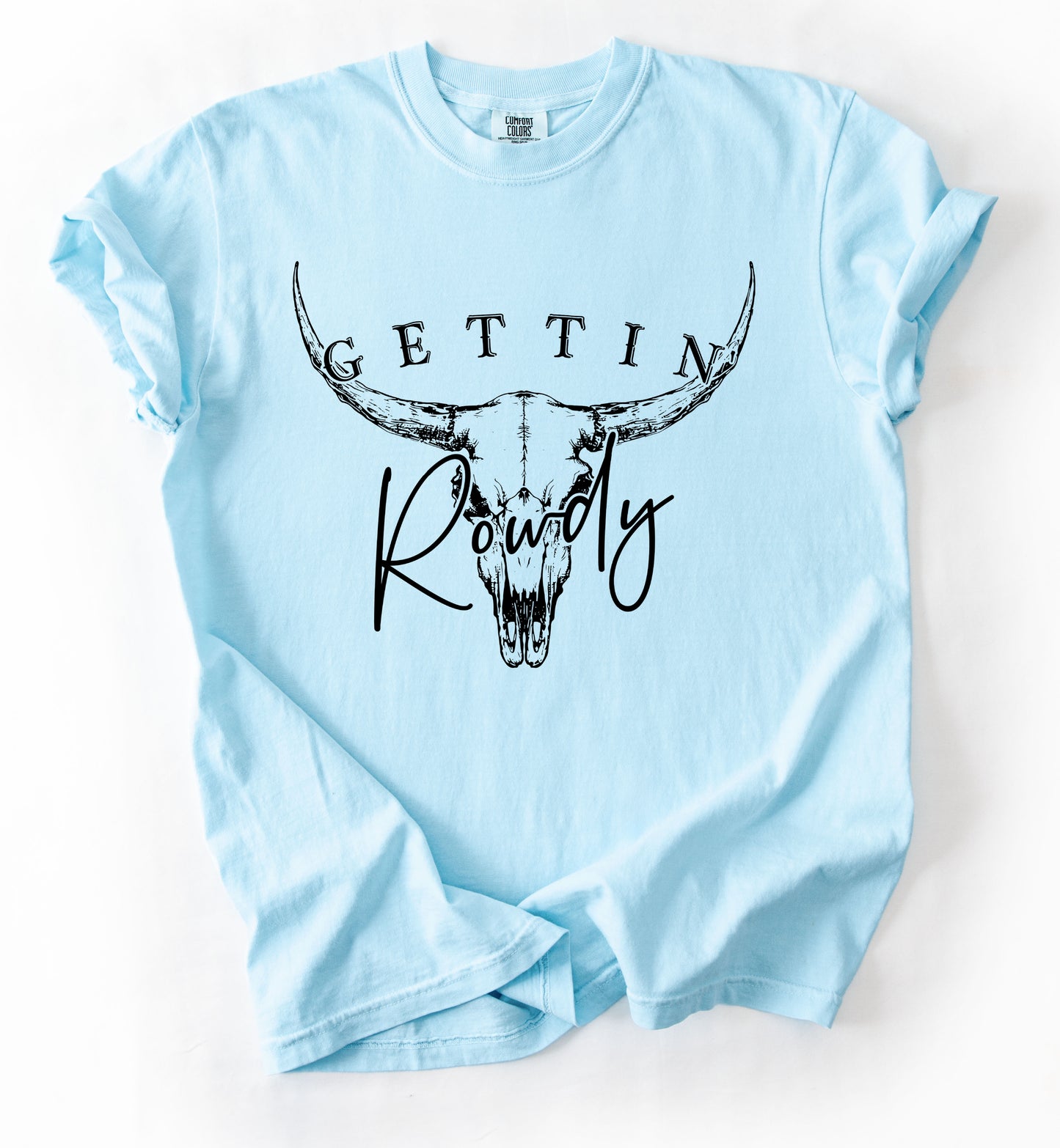Comfort Colors Gettin' Rowdy Tee/ Country Music Shirt/ Youth and Adult Sizes