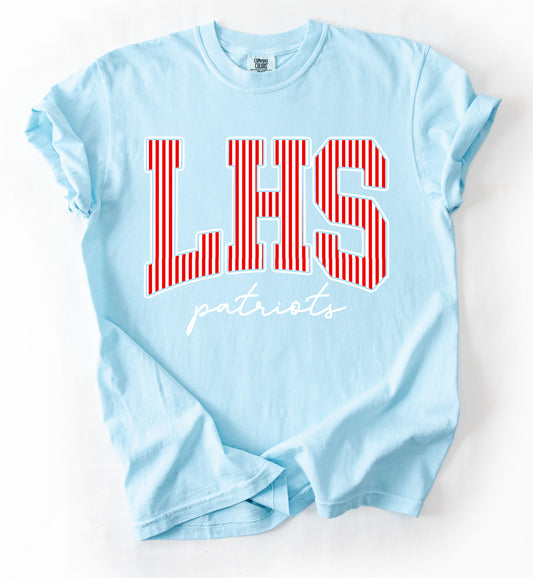 Comfort Colors LHS Patriots (Or Any Other School) Shirt - Youth and Adult Sizes - Completely Customizable
