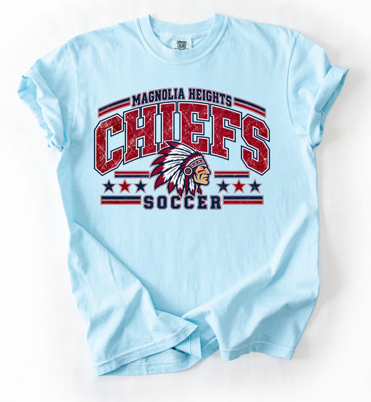 Comfort Colors or Bella Canvas Magnolia Heights Soccer Shirt/ Youth and Adult Sizes