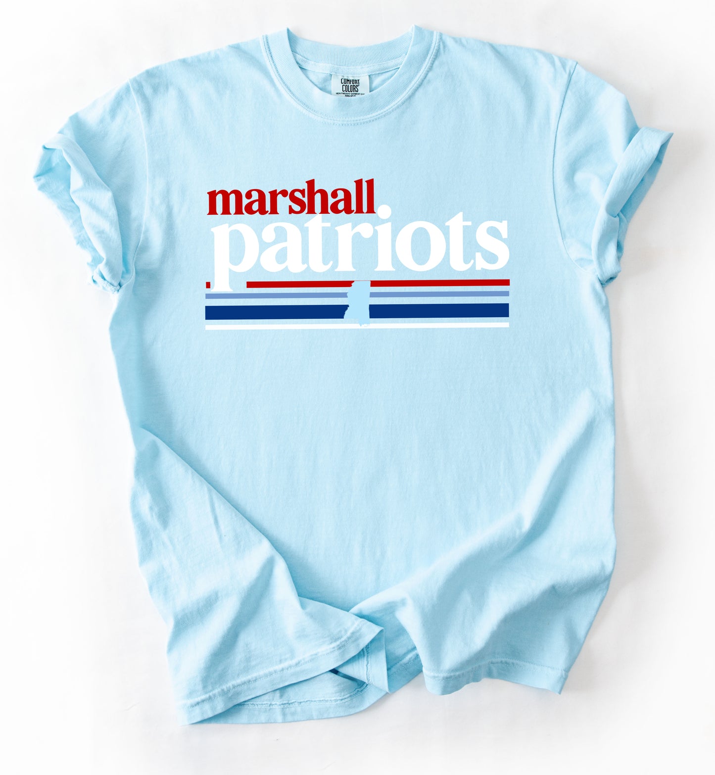 Comfort Colors Marshall Academy Patriots  Shirt/ Youth and Adult Sizes - Marshall Boys Shirt