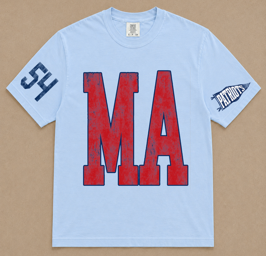 Custom Comfort Colors Number Marshall Academy Spiritwear Shirts/Football /Baseball or Softball/ Custom Full Length Tee