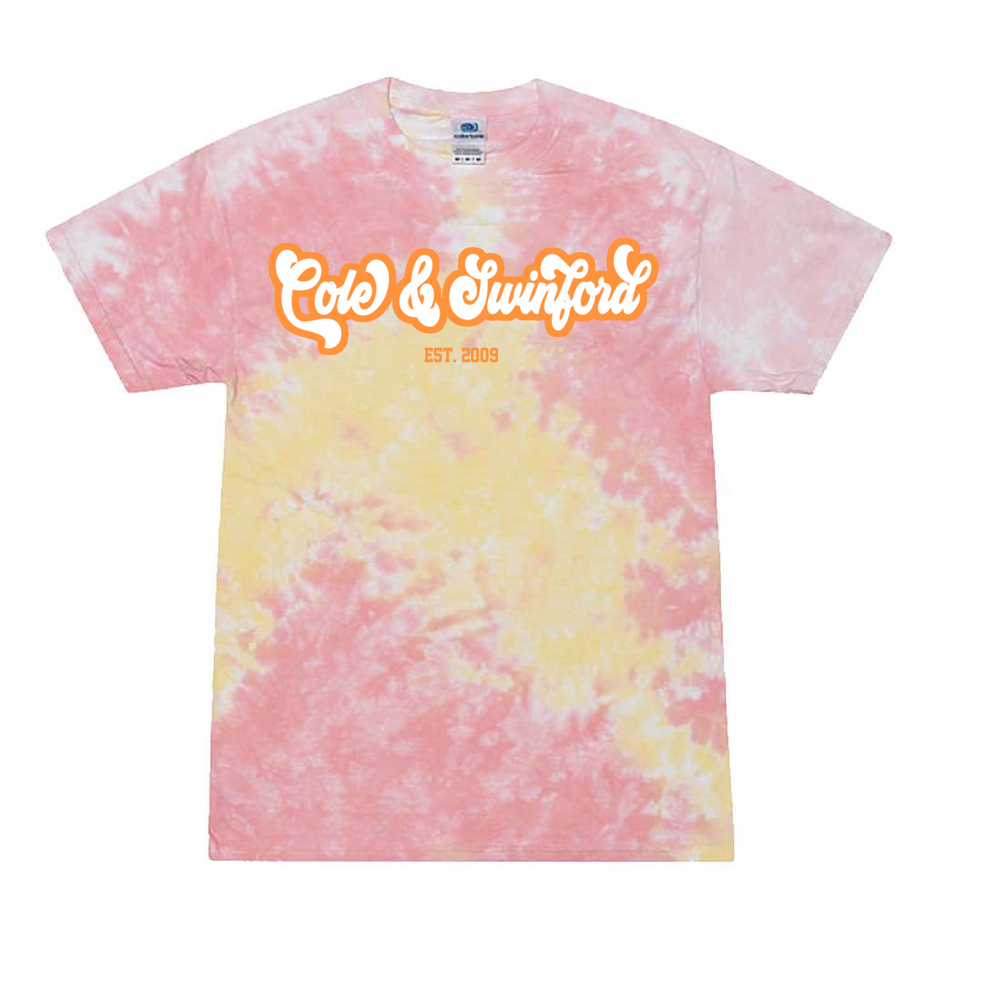 Custom Wording Tie Dye Tee/Adult Sizes