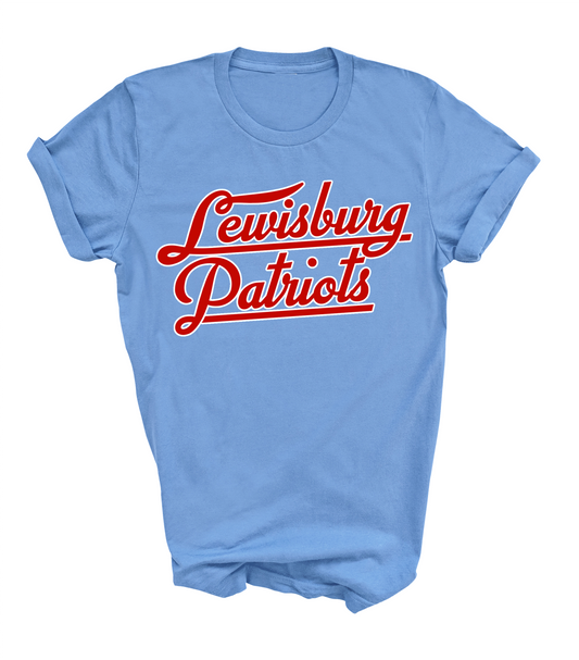 Long or Short Sleeve/ Dryfit or Soft Style Bella Lewisburg Patriots Shirt